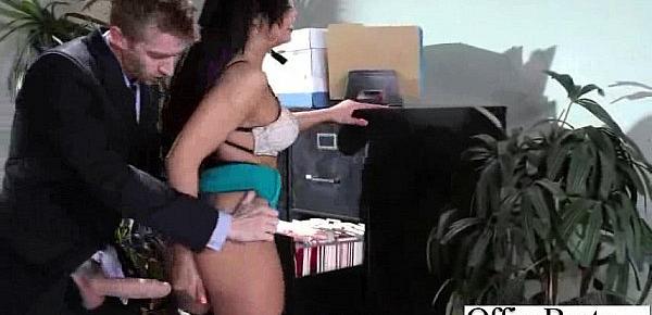  Slut Office Girl (selena santana) With Melon Big Tits Get Nailed video-29